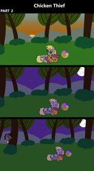 Size: 1920x3516 | Tagged: safe, artist:platinumdrop, derpibooru import, derpy hooves, doctor caballeron, scootaloo, earth pony, pegasus, pony, comic:chicken thief, g4, 3 panel comic, antagonist, ball, biting, blank flank, comfy, comic, commission, cuddling, cute, cutealoo, derpabetes, devious smile, duo, duo female, ear bite, evil grin, eyes closed, female, filly, foal, folded wings, grass, grin, grooming, happy, hiding, hug, imminent abuse, lying down, male, mare, motherly, nibbling, night, nom, nuzzling, outdoors, peeking, preening, prone, relaxing, scootalove, sky, sleeping, smiling, smug, sneaking, snuggling, spying, stalker, stalking, stallion, sun, sunset, this will not end well, tree, trio, up to no good, wall of tags, wholesome, wing blanket, winghug, wings
