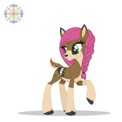 Size: 2672x2672 | Tagged: safe, artist:r4hucksake, derpibooru import, oc, oc only, oc:raspberry, deer, deer pony, original species, peryton, coat markings, colored wings, concave belly, countershading, female, multicolored wings, simple background, slender, socks (coat marking), solo, thin, transparent background, wings