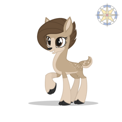 Size: 2000x2000 | Tagged: safe, artist:r4hucksake, derpibooru import, oc, oc only, oc:pine, deer, female, simple background, solo, transparent background