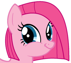 Size: 675x596 | Tagged: safe, artist:twilyisbestpone, derpibooru exclusive, derpibooru import, pinkie pie, earth pony, pony, g4, base used, bust, faic, female, looking at you, mare, pinkamena diane pie, simple background, smiling, smirk, solo, transparent background, twiface, when she smiles, wrong neighborhood