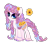 Size: 1920x1679 | Tagged: safe, artist:afterglory, derpibooru import, oc, oc only, pony, unicorn, bag, bow, braid, braided tail, female, flower, hair bow, looking at you, looking sideways, mare, saddle bag, side view, simple background, smiling, smiling at you, solo, tail, tail bow, transparent background, twin braids, unshorn fetlocks