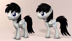 Size: 1920x1080 | Tagged: safe, artist:whiteskypony, derpibooru import, oc, oc:shane park, pegasus, pony, 3d, male, solo, stallion