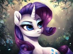 Size: 4096x3072 | Tagged: safe, ai content, derpibooru import, generator:pony diffusion v6 xl, generator:stable diffusion, machine learning generated, rarity, pony, unicorn, g4, outdoors, prompt in description, prompter:mfg637, solo