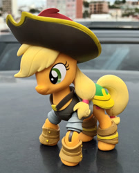 Size: 1722x2139 | Tagged: safe, artist:dingopatagonico, derpibooru import, applejack, earth pony, pony, hat, photo, pirate, pirate hat, solo