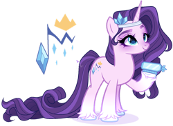 Size: 1280x937 | Tagged: safe, artist:gihhbloonde, derpibooru import, oc, oc only, pony, unicorn, g4, closed mouth, colored hooves, cyan eyes, eyebrows, eyeshadow, female, headband, hoof hold, implied g5, lightly watermarked, long tail, magical lesbian spawn, makeup, mare, offspring, parent:pipp petals, parent:rarity, parents:raripipp, raised eyebrow, raised hoof, raised leg, simple background, smiling, solo, standing, tail, transparent background, unnamed oc, unshorn fetlocks, watermark