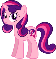 Size: 709x749 | Tagged: safe, artist:cyberglass, derpibooru import, lucky swirl, pony, unicorn, g4, female, mare, simple background, solo, transparent background