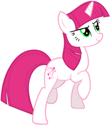 Size: 838x954 | Tagged: safe, artist:wallflowerblush, derpibooru import, lovestruck, pony, unicorn, g4, female, looking at something, mare, raised hoof, raised leg, simple background, solo, transparent background, vector