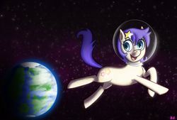 Size: 1600x1080 | Tagged: safe, artist:blankedsoul, derpibooru import, star dancer, earth pony, g4, my little pony: the manga, solo, space