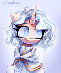 Size: 2502x2985 | Tagged: safe, artist:opal_radiance, derpibooru import, oc, oc:elune dusk, pony, unicorn, solo