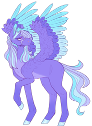 Size: 2077x2822 | Tagged: safe, artist:sleepy-nova, derpibooru import, oc, oc only, oc:stormcloud showers, pegasus, pony, colored wings, female, mare, multicolored wings, simple background, solo, transparent background, wings