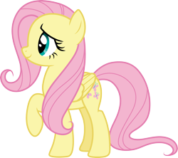 Size: 3382x3000 | Tagged: safe, artist:cloudy glow, derpibooru import, fluttershy, pegasus, pony, g4, simple background, solo, transparent background