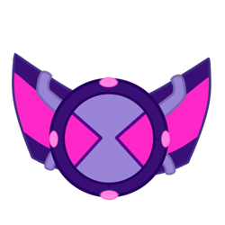 Size: 768x768 | Tagged: safe, artist:bluemario11, derpibooru import, twilight sparkle, g4, ben 10, omnitrix, simple background, solo, transparent background