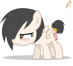 Size: 5000x4500 | Tagged: safe, artist:r4hucksake, derpibooru import, oc, oc:dreamcatcher, pegasus, pony, blushing, female, filly, foal, simple background, solo, transparent background