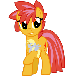 Size: 1501x1501 | Tagged: safe, artist:the smiling pony, derpibooru import, derpy hooves, oc, oc only, oc:ciaran, earth pony, pony, g4, .svg available, 2024 community collab, derpibooru community collaboration, derpy riding oc, earth pony oc, female, mare, plushie, simple background, smiling, solo, svg, transparent background, vector