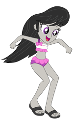 Size: 1984x3203 | Tagged: safe, artist:gmaplay, derpibooru import, octavia melody, equestria girls, i'm on a yacht, spoiler:eqg series (season 2), bikini, clothes, female, simple background, solo, swimsuit, transparent background