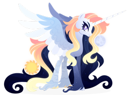 Size: 1920x1440 | Tagged: safe, artist:kabuvee, derpibooru import, oc, oc only, alicorn, pony, female, mare, simple background, solo, transparent background