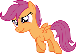 Size: 4176x3000 | Tagged: safe, artist:cloudy glow, derpibooru import, scootaloo, pegasus, pony, g4, female, filly, foal, simple background, solo, transparent background, vector