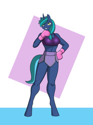 Size: 768x1040 | Tagged: safe, artist:mgckfight, derpibooru import, oc, oc only, oc:moonlight sonata, anthro, pegasus, unguligrade anthro, abstract background, big breasts, boxing, boxing gloves, breasts, clothes, female, solo, sports, sports bra