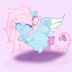 Size: 3000x3000 | Tagged: safe, artist:umbrapone, derpibooru import, oc, pegasus, :p, adoptable, butt fluff, chest fluff, chibi, controller, cute, ear fluff, ears, headphones, high res, leg fluff, long tail, tail, tongue, tongue out