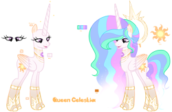 Size: 4526x2963 | Tagged: safe, artist:lighteespark, artist:moonlightshineyt123, derpibooru import, princess celestia, alicorn, pony, g4, base used, female, mare, reference sheet, simple background, solo, transparent background