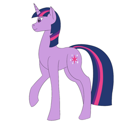 Size: 1000x1000 | Tagged: safe, artist:saint boniface, derpibooru import, twilight sparkle, unicorn twilight, pony, unicorn, female, mare, simple background, solo, white background