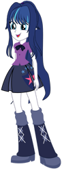 Size: 539x1483 | Tagged: safe, artist:anayahmed, derpibooru import, gleaming shield, shining armor, human, equestria girls, boots, clothes, clothes swap, equestria guys, female, high heel boots, rule 63, shirt, shoes, simple background, skirt, solo, transparent background, twilight sparkle's boots, twilight sparkle's clothes