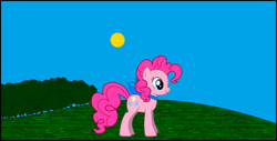 Size: 1303x661 | Tagged: safe, artist:levisuperheld, derpibooru import, pinkie pie, earth pony, pony, g4, female, solo