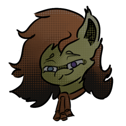 Size: 500x500 | Tagged: safe, artist:true_sight, derpibooru import, fallout equestria, fallout, female, mare, simple background, smiling, smug, solo, transparent background