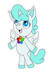 Size: 1000x1414 | Tagged: safe, artist:zetikoopa, derpibooru import, alicorn, chibi, cute, female, mare, poppy playtime, simple background, solo, transparent background