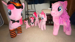 Size: 828x466 | Tagged: safe, artist:thebronypony123, derpibooru import, pinkie pie, earth pony, pony, female, plushie, solo