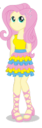 Size: 391x1191 | Tagged: source needed, safe, artist:red baron, derpibooru import, fluttershy, equestria girls, g4, clothes, dress, simple background, solo, transparent background