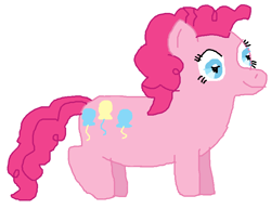 Size: 798x617 | Tagged: safe, artist:rudyfox2010ishere, derpibooru import, pinkie pie, earth pony, pony, g4, female, simple background, solo, white background