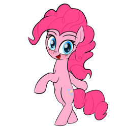 Size: 2048x2048 | Tagged: safe, artist:knife smile, derpibooru import, pinkie pie, g4, bipedal, simple background, solo, transparent background