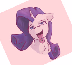 Size: 3000x2700 | Tagged: safe, artist:dastrak, derpibooru import, rarity, pony, unicorn, acid, drugs, ears, floppy ears, high res, solo, tongue, tongue out