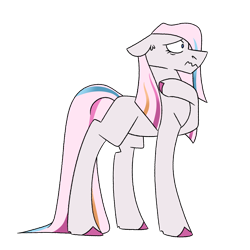 Size: 1080x1080 | Tagged: safe, artist:fuckomcfuck, derpibooru import, oc, oc only, oc:pin needle, earth pony, pony, magical lesbian spawn, offspring, parent:pinkie pie, parent:rarity, parents:raripie, simple background, solo, transparent background