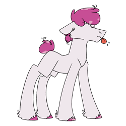 Size: 1080x1080 | Tagged: safe, artist:fuckomcfuck, derpibooru import, oc, oc only, oc:pin cushion, earth pony, pony, magical lesbian spawn, offspring, parent:pinkie pie, parent:rarity, parents:raripie, simple background, solo, transparent background