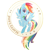 Size: 720x720 | Tagged: safe, derpibooru import, rainbow dash, pegasus, pony, series:starry land, g4, asia, badge, best pony, china, cute, dashabetes, east asia, keep, official, rainbow sass, simple background, solo, transparent background