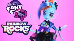 Size: 686x386 | Tagged: safe, derpibooru import, rainbow dash, equestria girls, g4, rainbow rocks, doll, rockin' hair, toy