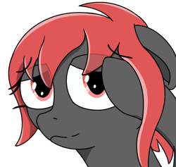 Size: 1900x1800 | Tagged: artist needed, safe, derpibooru import, oc, oc only, oc:zippers, earth pony, pony, bust, earth pony oc, eye clipping through hair, simple background, solo, transparent background