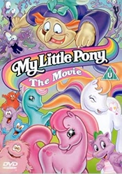 Size: 311x445 | Tagged: safe, derpibooru import, hydia, ivy, light heart, spike (g1), sweet berry, bushwoolie, dragon, earth pony, human, pony, g1, g2, my little pony: the movie (g1), dvd, dvd cover, g2 logo, official, text, the smooze