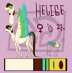 Size: 1480x1500 | Tagged: safe, artist:eugenchen, derpibooru import, oc, oc only, oc:helige, pegasus, pony, female, mare, reference sheet, solo, spread wings, wings