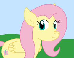 Size: 877x689 | Tagged: safe, artist:cmara, derpibooru import, fluttershy, pegasus, g4, female, solo