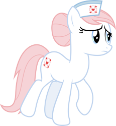 Size: 3000x3242 | Tagged: safe, artist:cloudy glow, derpibooru import, nurse redheart, earth pony, pony, g4, female, mare, nurse, simple background, solo, transparent background, vector