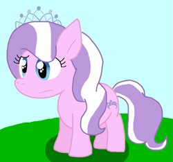 Size: 849x794 | Tagged: safe, artist:cmara, derpibooru import, diamond tiara, earth pony, g4, female, jewelry, solo, tiara