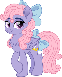 Size: 1464x1800 | Tagged: safe, artist:cloudy glow, derpibooru import, so soft twilight, pegasus, pony, g1, g4, my little pony: the movie (g1), bow, eyelashes, feathered wings, female, folded wings, g1 to g4, generation leap, hair bow, mare, pegasus wings, simple background, solo, tail, tail bow, transparent background, vector, wings