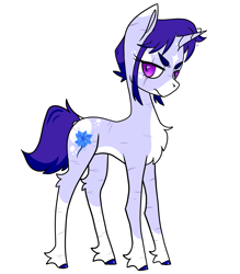 Size: 7000x8000 | Tagged: safe, artist:katyusha, derpibooru import, oc, oc only, oc:cipher, pony, unicorn, coat markings, concave belly, female, horn, mare, pale belly, poison joke, scar, simple background, socks (coat marking), solo, thin, white background