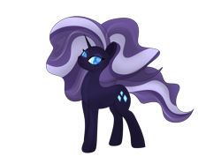 Size: 3508x2480 | Tagged: safe, artist:knife smile, derpibooru import, nightmare rarity, looking at you, mlp fim's fourteenth anniversary, simple background, solo, transparent background