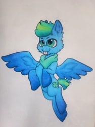 Size: 960x1280 | Tagged: safe, artist:puppofriendo, derpibooru import, oc, pegasus, lucky, lucky day, pegasus oc, solo