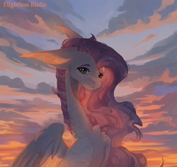 Size: 2560x2429 | Tagged: safe, artist:flightless birdie, artist:ptichorbirdie, derpibooru import, fluttershy, pegasus, pony, g4, chest fluff, ear piercing, earring, female, jewelry, mare, piercing, slender, solo, thin