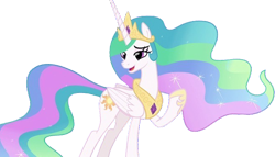 Size: 4420x2520 | Tagged: safe, derpibooru import, edit, edited screencap, editor:mrtoonlover83, screencap, princess celestia, alicorn, g4, background removed, concave belly, female, not a vector, slender, solo, thin